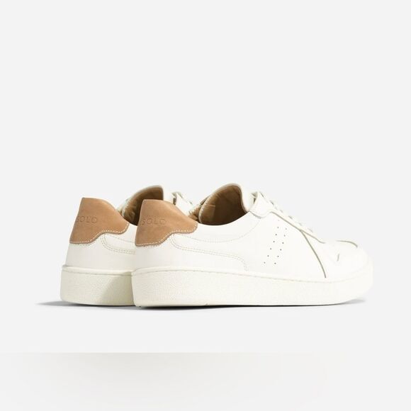 NIB NISOLO Women’s White Beto Go To Leather Court Sneakers Casual Shoes- Size 11 - Picture 6 of 14